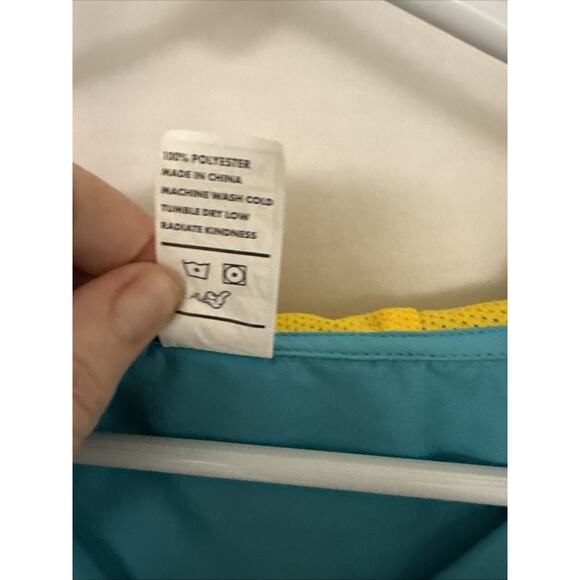 Dutch Bros Anorak Jacket Womens Medium Color Block Windbreaker Retro Logo Hoodie - Picture 6 of 13